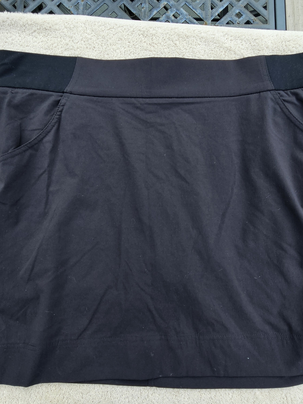 Columbia Black Sports Skort with Wide Waistband